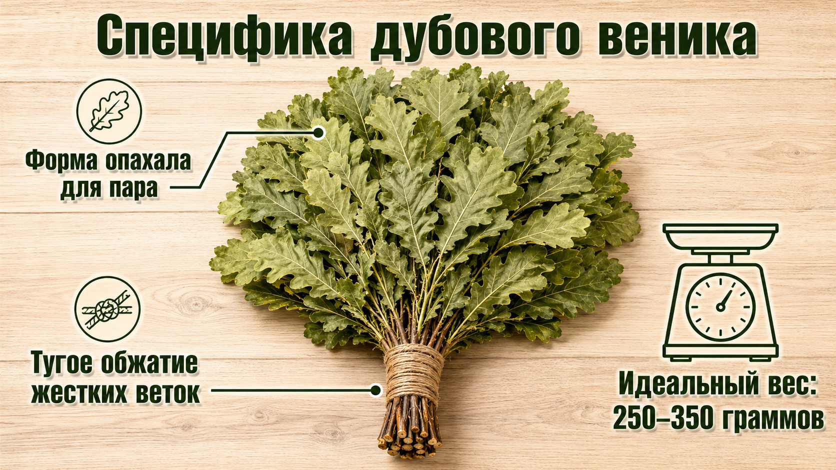 Как вязать веник из дуба