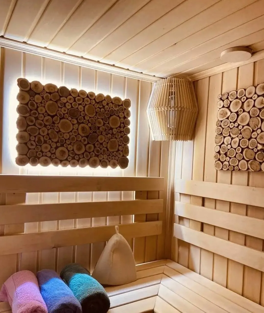 Панно из можжевельника 35х35см, без коры